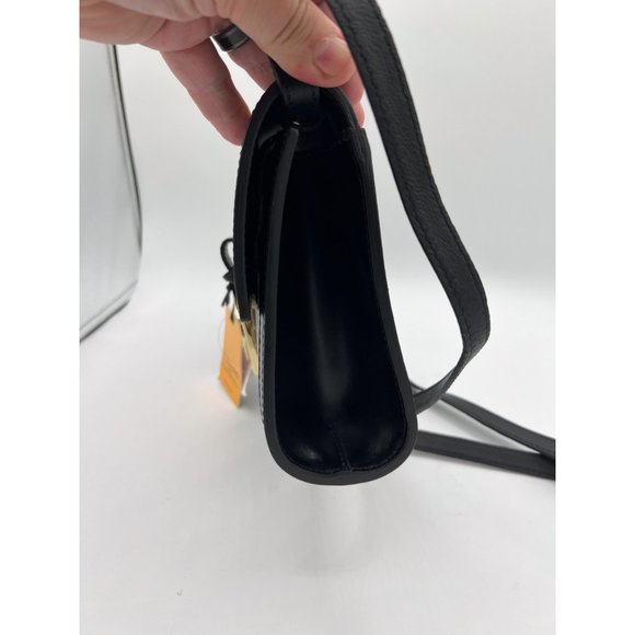 Valentino by Mario Valentino Ava Leather Crossbody Clutch Bag Removable Strap - Picture 9 of 11